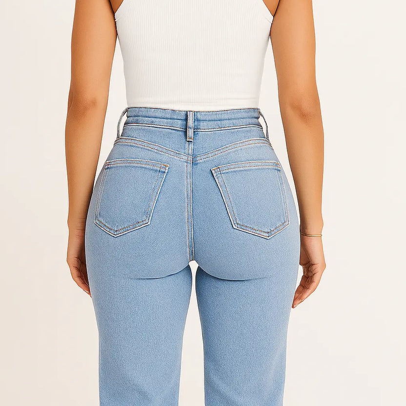 High Waisted BBL Jeans
