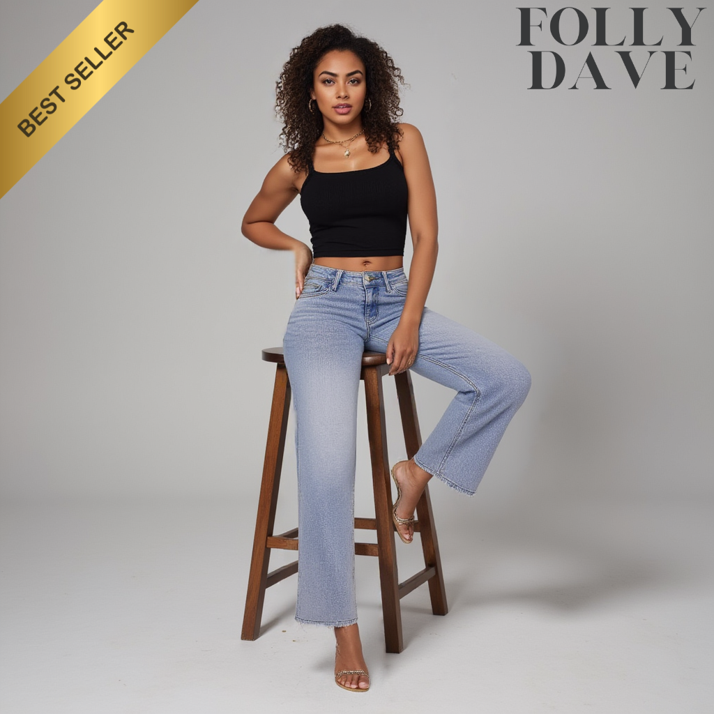 High Waisted BBL Jeans