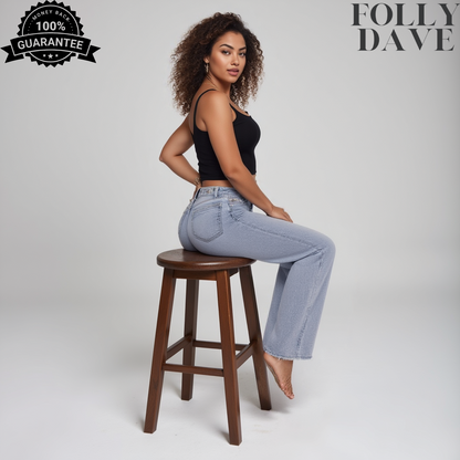 High Waisted BBL Jeans